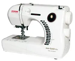 چرخ خیاطی و سردوز ژانومه مدل جم گلد پلاس