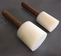 چکش حکاکی سر تفلون دسته چوبی
