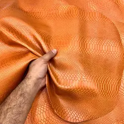 بزی عسلی پرتقالی متالیک طرح پیتون ( BAPM-307 )