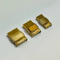 قفل دستبندی گازگیری طلایی