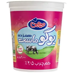 ماست یوگو 
لیوانی پرچرب 900گرم 
میهن لبنیات