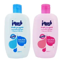 شامپو بدن کودک حاوی گوار و گلیسیرین فیروز 300ml