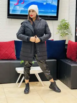 1796کاپشن خارجی پر کلاهدار