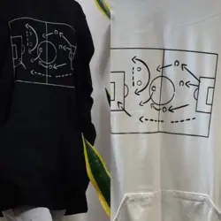 بلوز استین بلند طرح زمین فوتبال1816