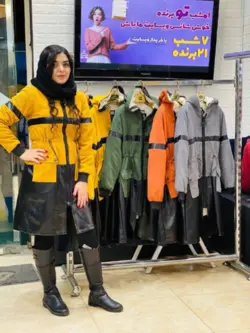 کاپشن کبریتی چرم 1236