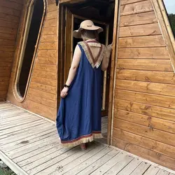 پیراهن نخی مدل هندی