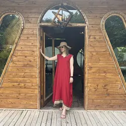 پیراهن نخی مدل هندی