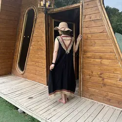 پیراهن نخی مدل هندی