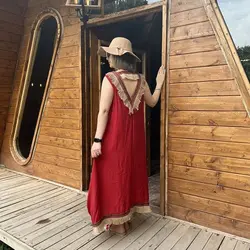 پیراهن نخی مدل هندی