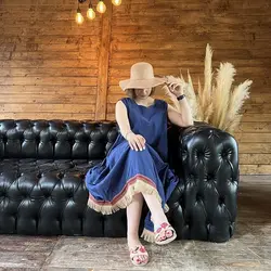 پیراهن نخی مدل هندی