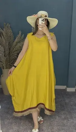 پیراهن نخی مدل هندی