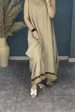 پیراهن نخی مدل هندی