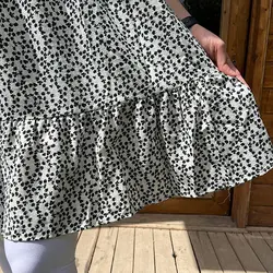 پیراهن نخی مدل گلریز