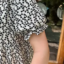 پیراهن نخی مدل گلریز