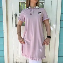 پیراهن لانگ طرح سگ مهربون