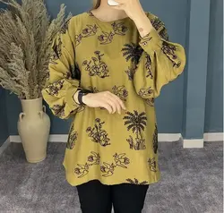 تونیک جلو بسته مدل خامه دوزی کد 30373-1