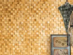 دیوارپوش ترمووود 30*30 (موزاییک چوبی) مدل Thiva