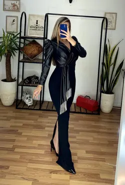 ماکسی بالا چرم