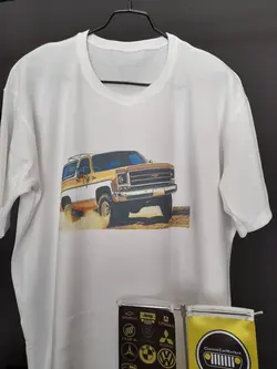 تی شرت طرح شورلت بلیزر کد T104