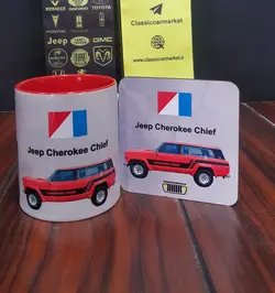 لیوان طرح جیپ چروکی چیف کد 121