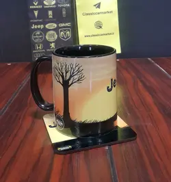 لیوان طرح جیپ آهو کد 117