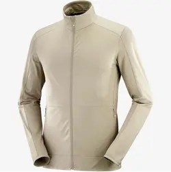 سویشرت سالامون / SALOMON - مدل Outrack FZ / خاکی - فروشگاه کلیکمپ