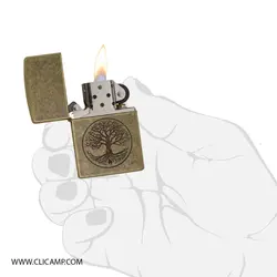 فندک زیپو / ZIPPO - مدل 29149 / طلایی - فروشگاه کلیکمپ