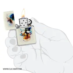 فندک زیپو / ZIPPO - مدل 48563 / شب تاب - فروشگاه کلیکمپ