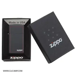 فندک زیپو / ZIPPO - مدل 1618ZB / مشکی - فروشگاه کلیکمپ