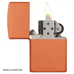 فندک زیپو / ZIPPO - مدل 231 / نارنجی - فروشگاه کلیکمپ