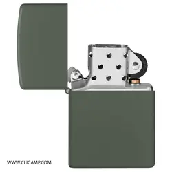 فندک زیپو / ZIPPO - مدل 221ZL / سبز ارتشی - فروشگاه کلیکمپ