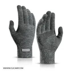 دستکش بافت GLOVEJOY - مدل GL118 طوسی - فروشگاه کلیکمپ