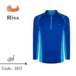 تیشرت آستین بلند ریسا / RISA - مدل 3611 / آبی - فروشگاه کلیکمپ
