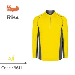 تیشرت آستین بلند ریسا / RISA - مدل 3611 / زرد - فروشگاه کلیکمپ