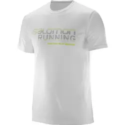 تیشرت آستین کوتاه سالامون / SALOMON - مدل RUNNING GRAPHIC / سفید - فروشگاه کلیکمپ