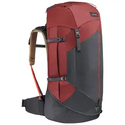 کوله پشتی کچوا / FORCLAZ - مدل Trek 100 70L / زرشکی - فروشگاه کلیکمپ