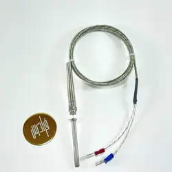 ترموکوپل Type K رزوه M8 غلاف 5 سانتیمتری فرادیس - گروه صنعتی کوپل
