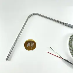 ترموکوپل Type K دارای ساپورت 30 سانتیمتر L شکل فرادیس