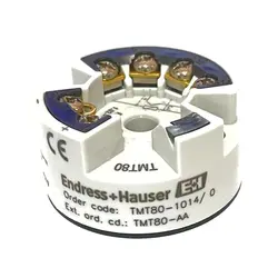 ترانسمیتر دما برند E + H مدل TMT80 مخصوص سنسورهای PT100