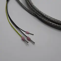 سنسور RTD-PT100 سیمی بدون رزوه غلاف سرتخت قطر 3 میلی متر طول 5 میلی متر