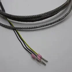 سنسور RTD-PT100 سیمی شیلددار بدون رزوه قطر غلاف 3 میلیمتر طول 10 سانتیمتر