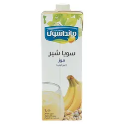 سويا شير موز ساده مانداسوي 1 ليتري پاکتي