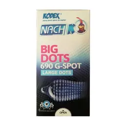 کاندوم نقطه بزرگ 12 عددي kodex big dots