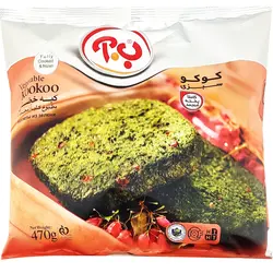 کوکو سبزي منجمد ب ا 470 گرمي