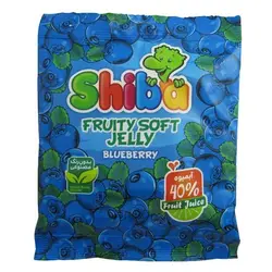 پاستيل شيبا fruity soft بلوبري 90 گرمي