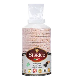 سيس رايس کيک برنج سفيد و قهوه اي120 گرمي is rice