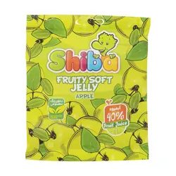 پاستيل شيبا fruity soft سيب 90 گرمي