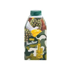 ابميوه سان استار يانگ 500 گرمي اناناس انبه نارگيل