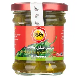 ترشي فلفل هالوپينو بهروز 180 گرمي