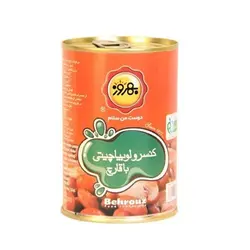 کنسرو لوبياچيتي با قارچ بهروز 380 گرمي